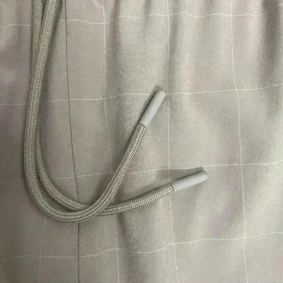 Athleta Brooklyn Textured Jogger Women's Size 18 Retro Windowpane Pull On Pants - Picture 4 of 14